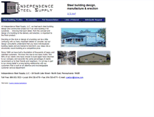 Tablet Screenshot of ispne-steel-buildings.com
